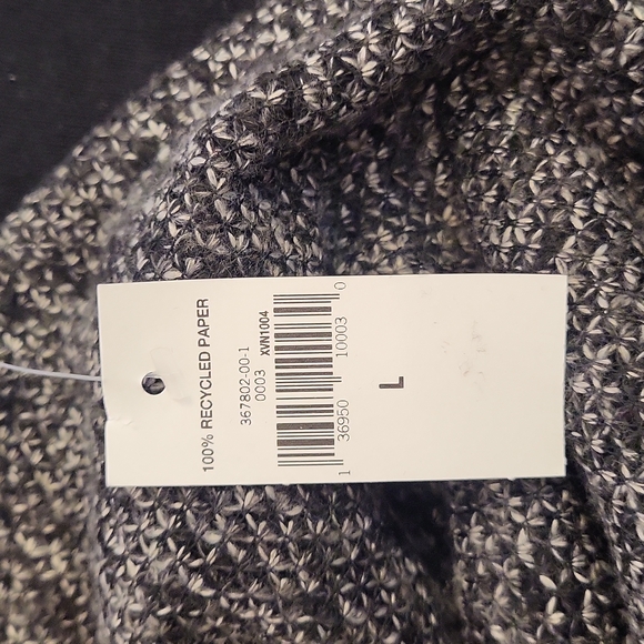 NWT Banana Republic Tweed Open Front Blazer in Charcoal & Black, L - Picture 6 of 7